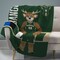 Sleep Squad Milwaukee Bucks Bango Mascot 60” x 80” Raschel Plush Basketball Blanket